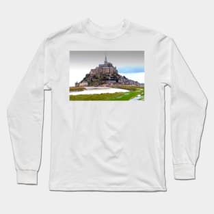 Mont Saint Michel Normandy France Long Sleeve T-Shirt